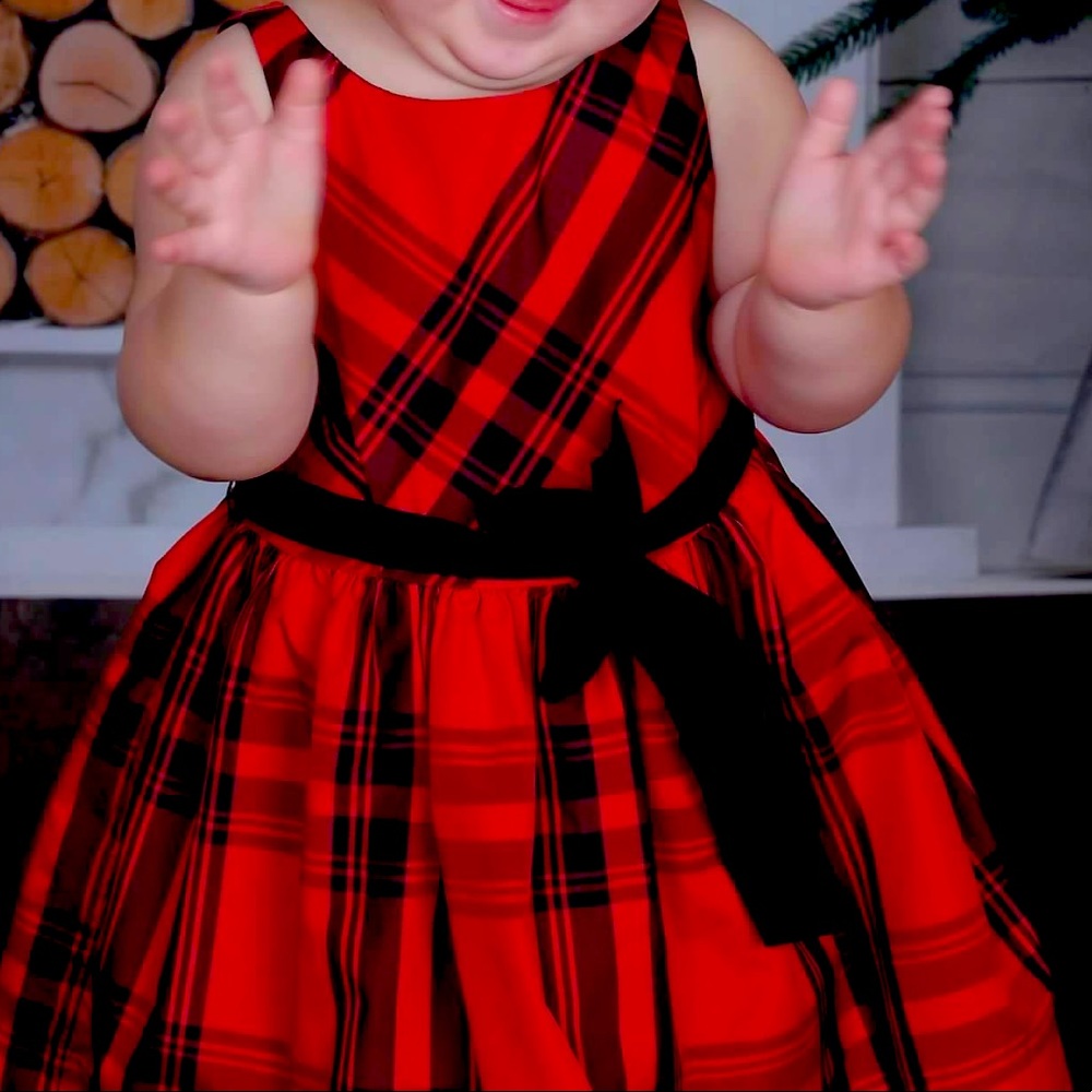 Ralph Lauren Polo Toddler Christmas Dress